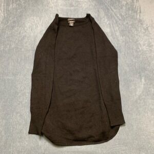 Halogen Sweater Womens Small Black Cashmere Tight Knit Long Sleeve Winter Wear